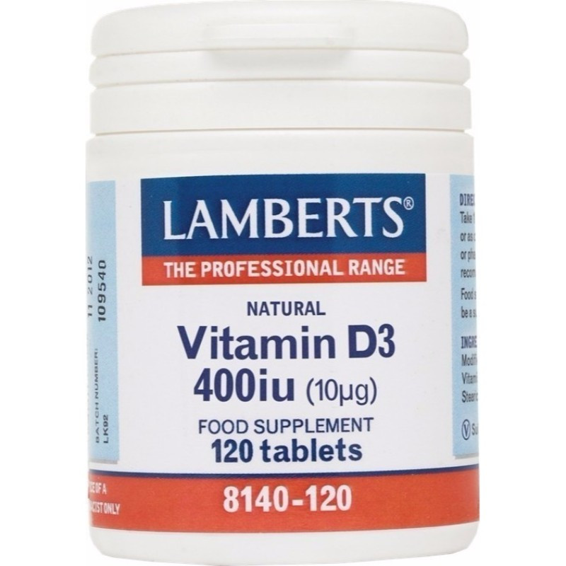 Lamberts Vitamin D3 400IU 120caps Pharmacy128