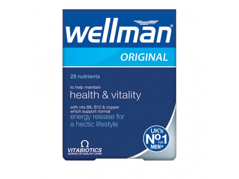 Vitabiotics Wellman Original Πολυβιταμίνη Ειδικά Σχεδιασμένη για Άνδρες