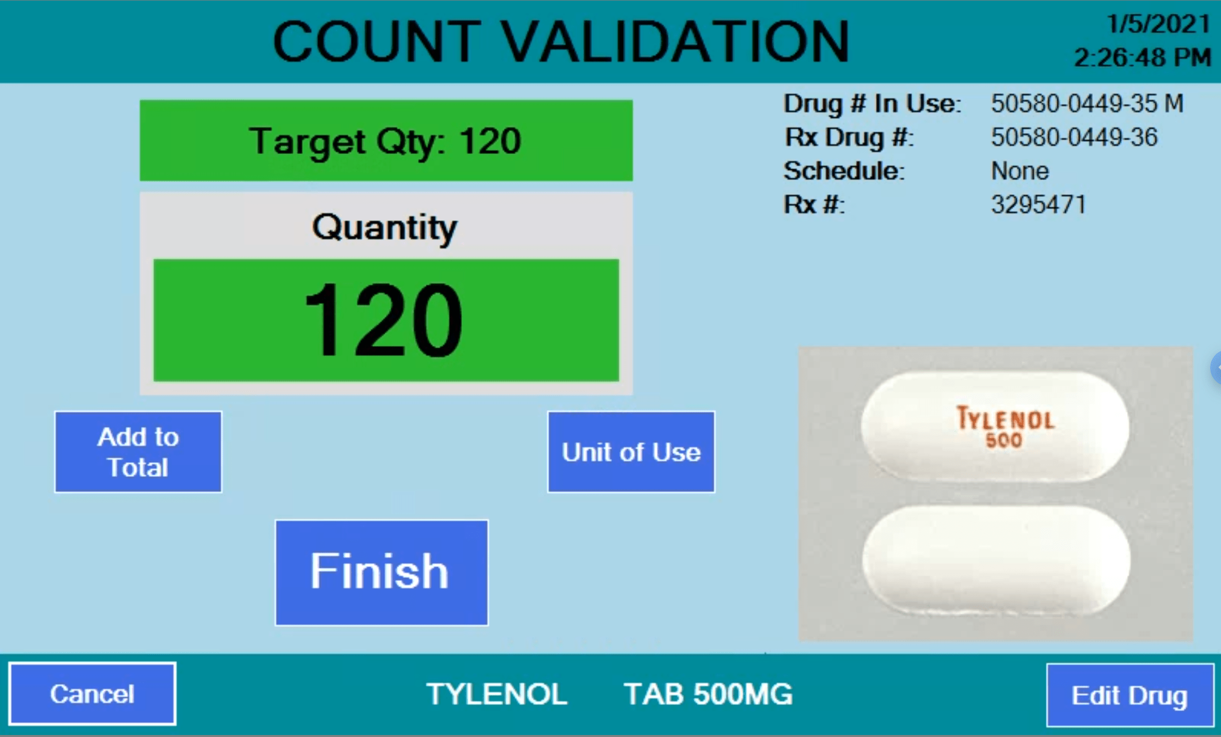 Eyecon™ by Avery WeighTronix Pharmacy Technology Solutions LLC