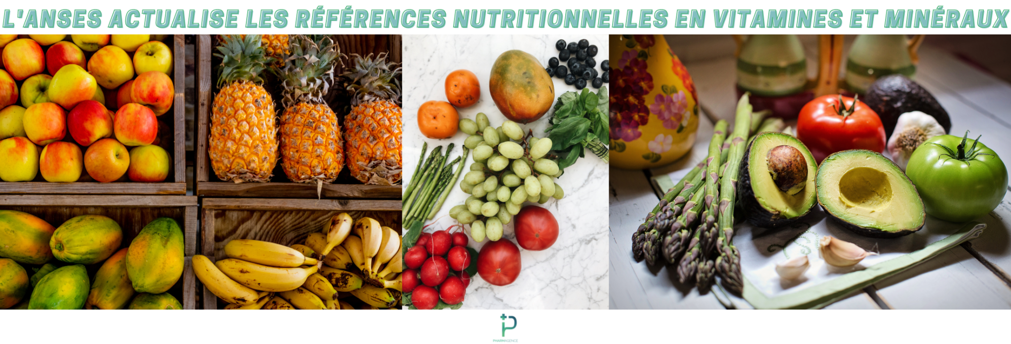NUTRITION RÉFÉRENCES ACTUALISÉES PAR L'ANSES Pharmagence