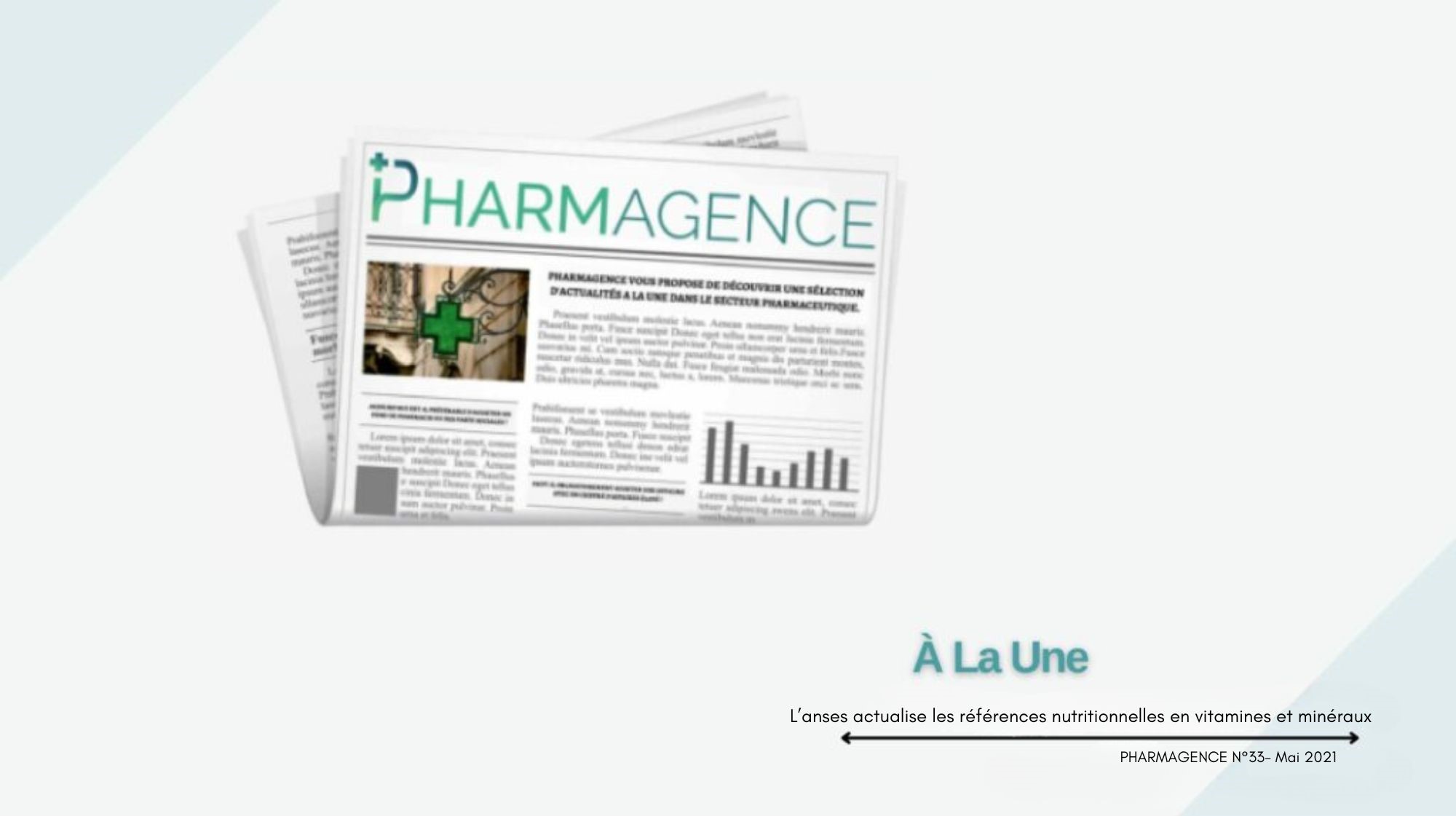 NUTRITION RÉFÉRENCES ACTUALISÉES PAR L'ANSES PHARMAGENCE Pharmagence