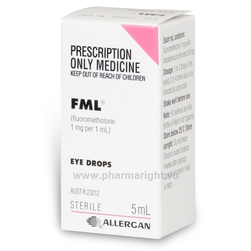 FML Eye Drops (fluorometholone) PharmaRight.vu