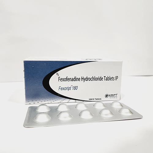 fexoript 180 Fexofenadine Hydrochloride tablets IP Kript