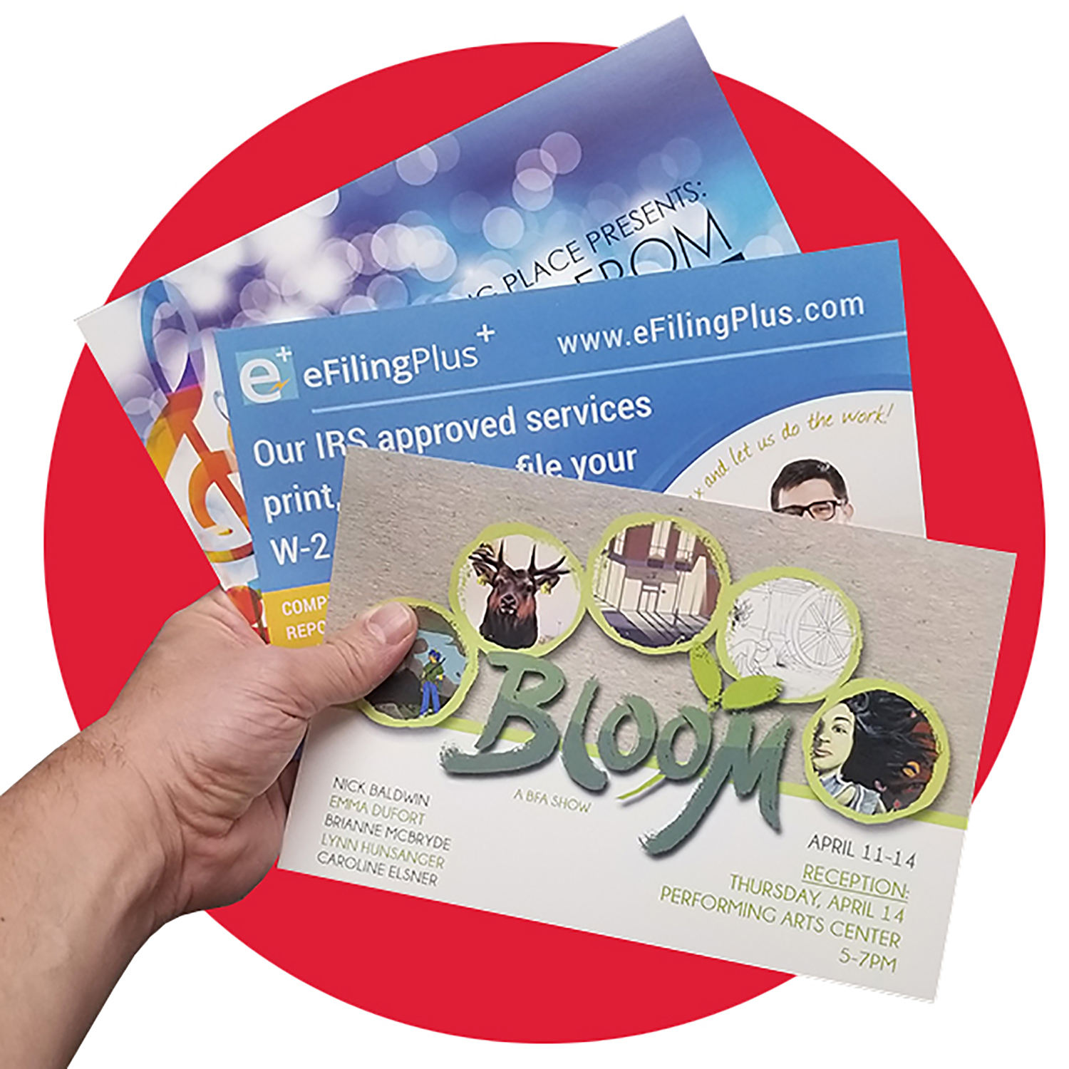 1,000 Jumbo Postcards 194 Phase 3 Graphics