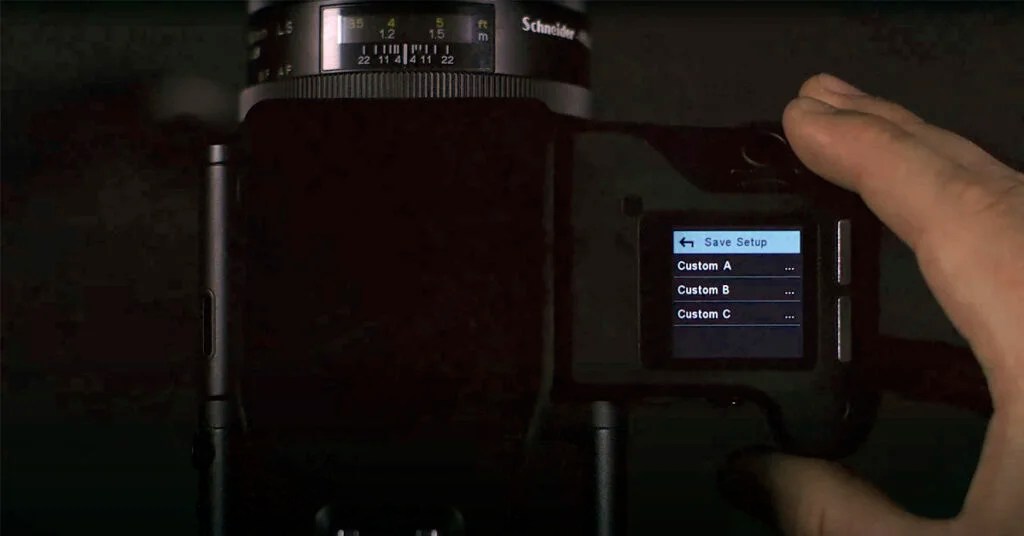 Saving Custom setups on the XF camera system - Phase One Corporate