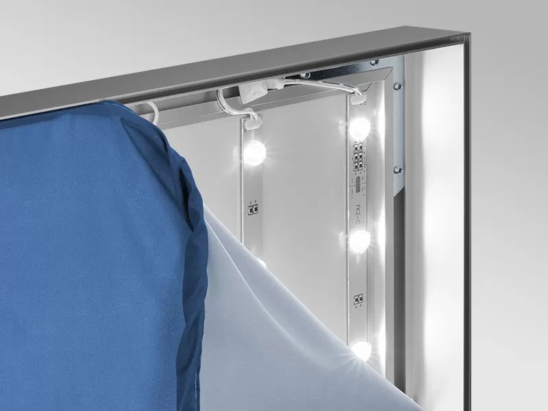 LED Light Boxes LED FrameLess Fabric Light Box