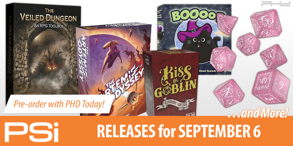 PSI September 6 Releases PHD Games