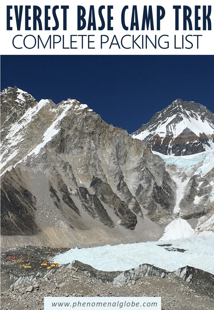 Everest Base Camp Packing List How To Pack For The EBC Trek