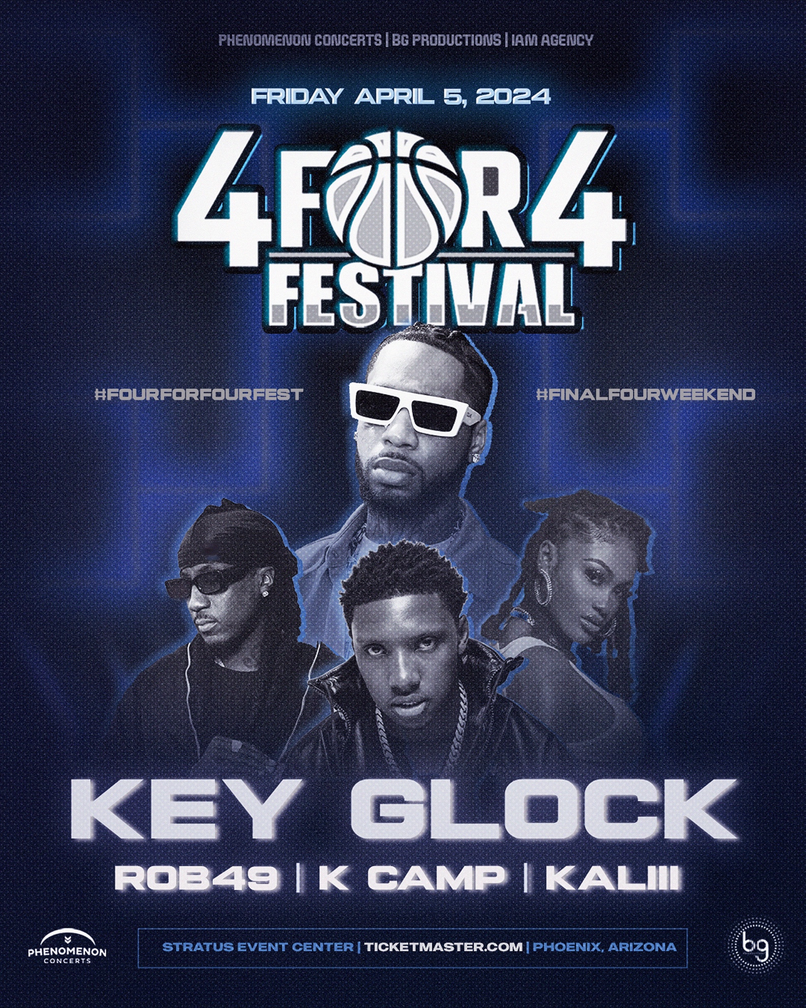4FOR4 Festival Featuring Key Glock, Rob49, K Camp & Kaliii