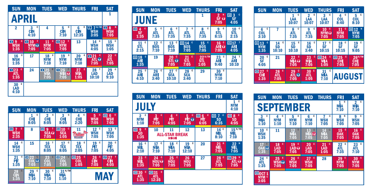 ironpigs schedule 2023 calendar Predicting the 2017 Phillies by going series by series Phillies Nation