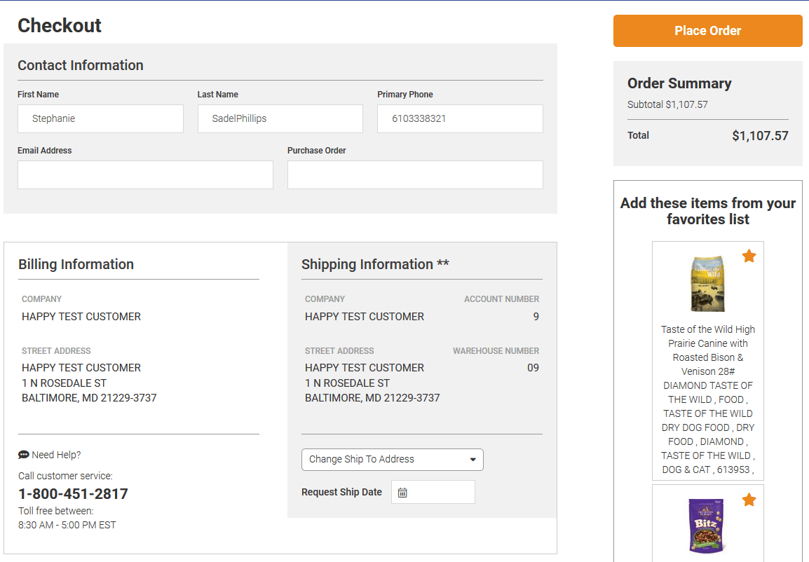 Checkout Phillips Pet Food & Supplies