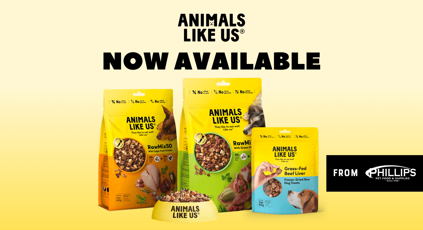 Animals Like Us Lands in Phillips Pet Warehouses Elevating Dog Diets