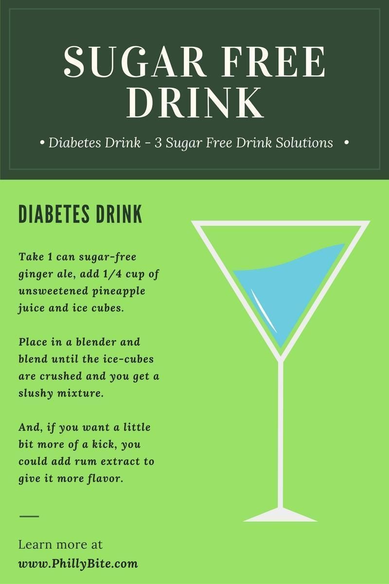 Diabetic Drink Sugar Free Drink Solutions PhillyBite Magazine
