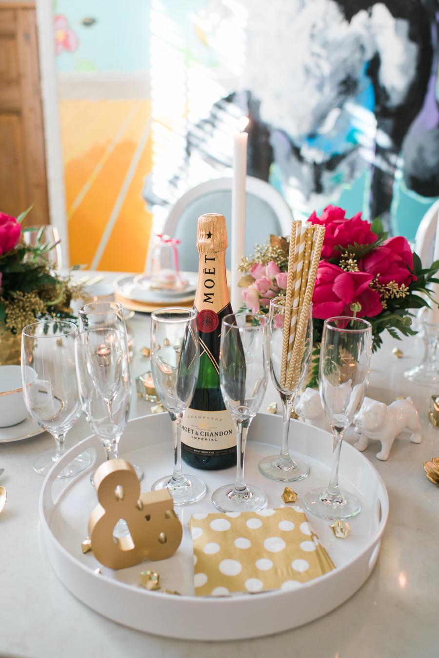 Modern + Feminine Bridal Shower Brunch Philly In Love