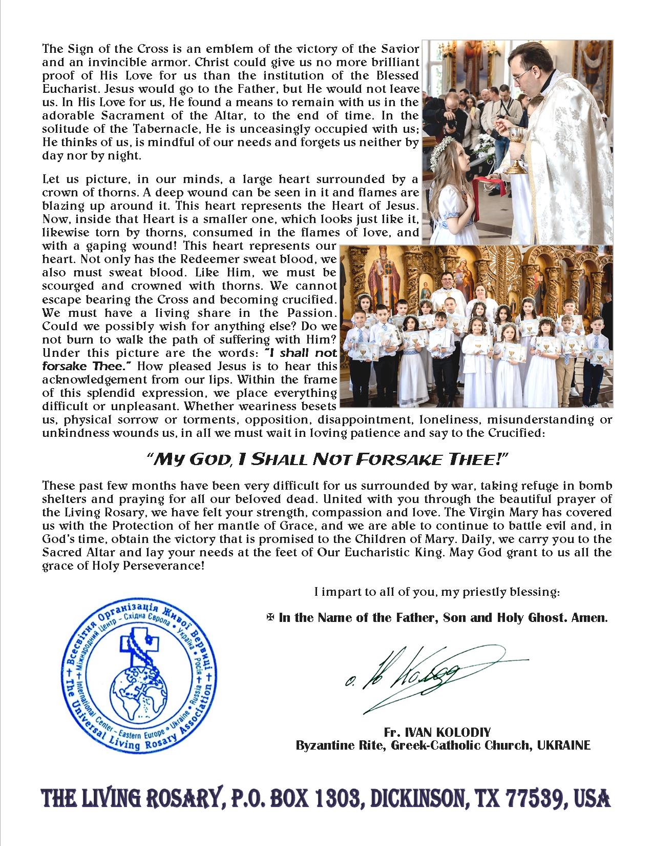 The Universal Living Rosary Association of Saint Philomena