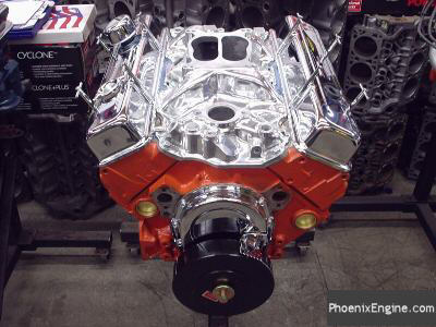 Chevy 327 Crate Engine 350HP Chevy Orange Complete Engine