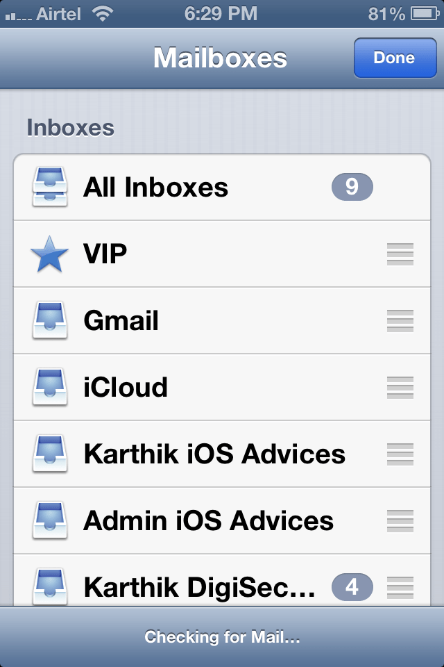 ReorderMailBoxiOS6 Phonenomena Telstra Enterprise Partner