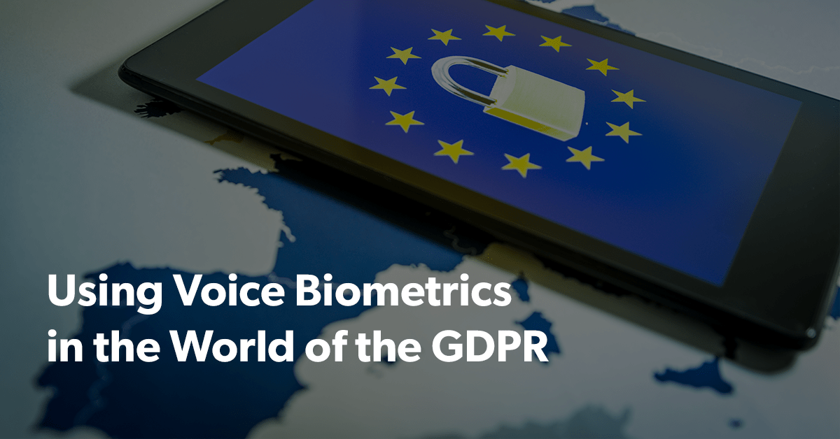Using Voice Biometrics in the World of the GDPR PHONEXIA