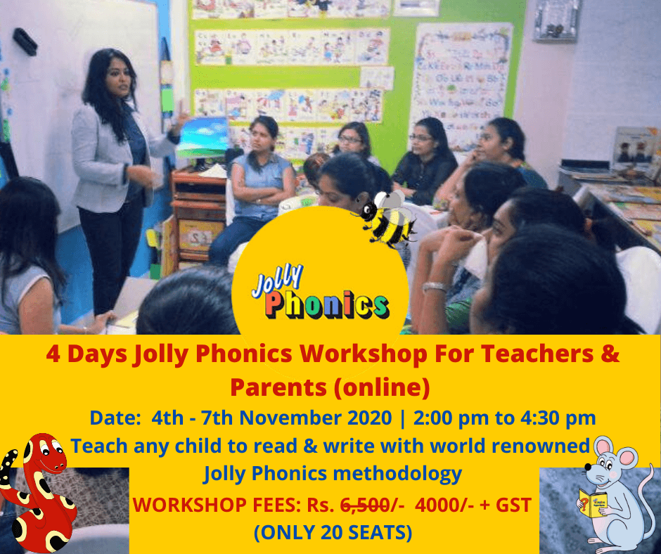 Jolly Phonics Teacher Training Online Courses in Mumbai, India Phonic
