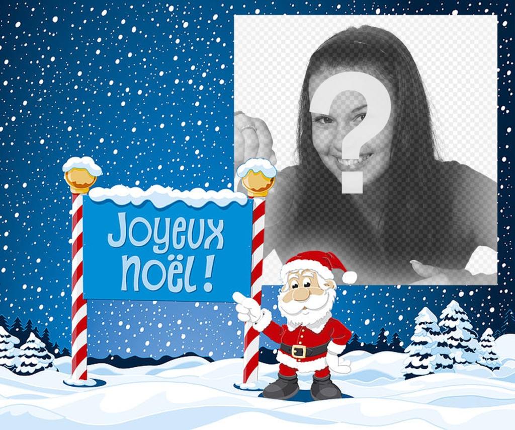 Lustige Fotomontagen von Santa Claus und Weihnachts Photoeffekte
