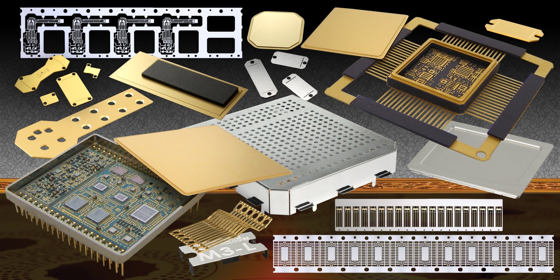 Etching Metal Step Lids & Flat Lids For Microelectronics PEI