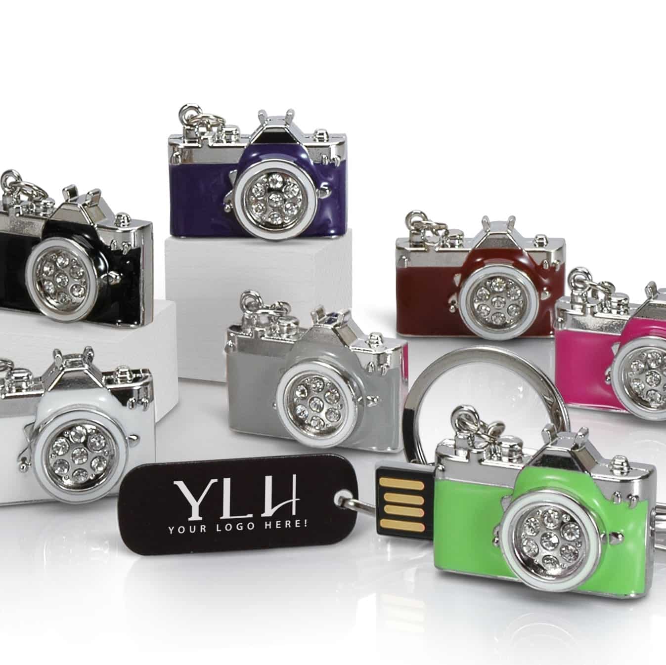 Metallic Camera Flash Drive (TypeA, 8GB) Pro Branding Store