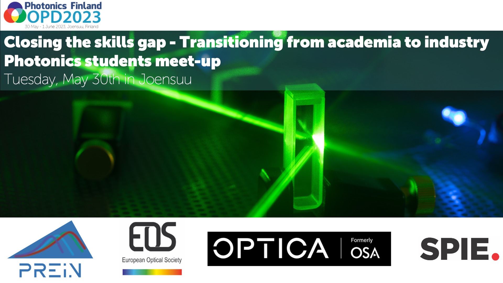 Photonics Students Meet up Optics and photonics days 2023