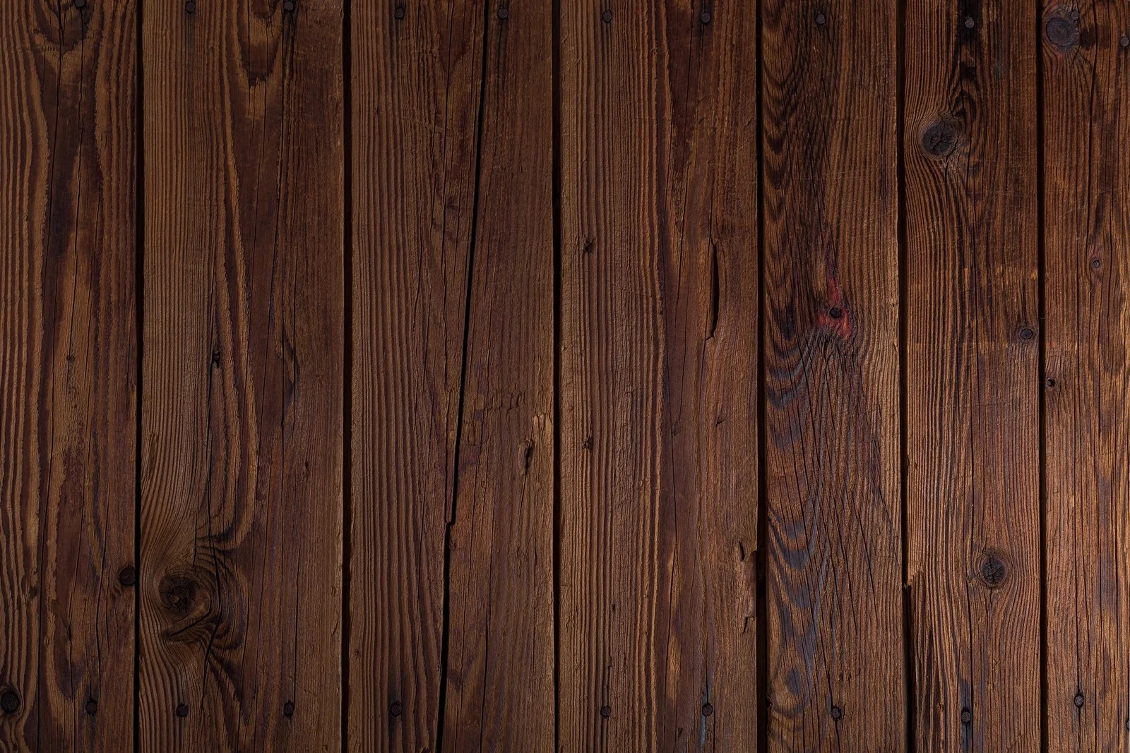 Rustic wooden planks wall