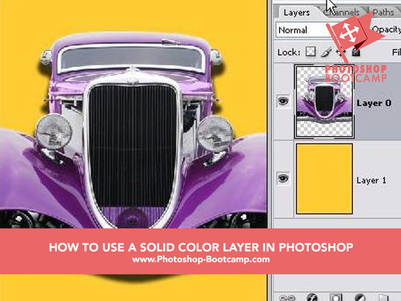How To Use The Solid Colour Layer In To Change Backgrounds
