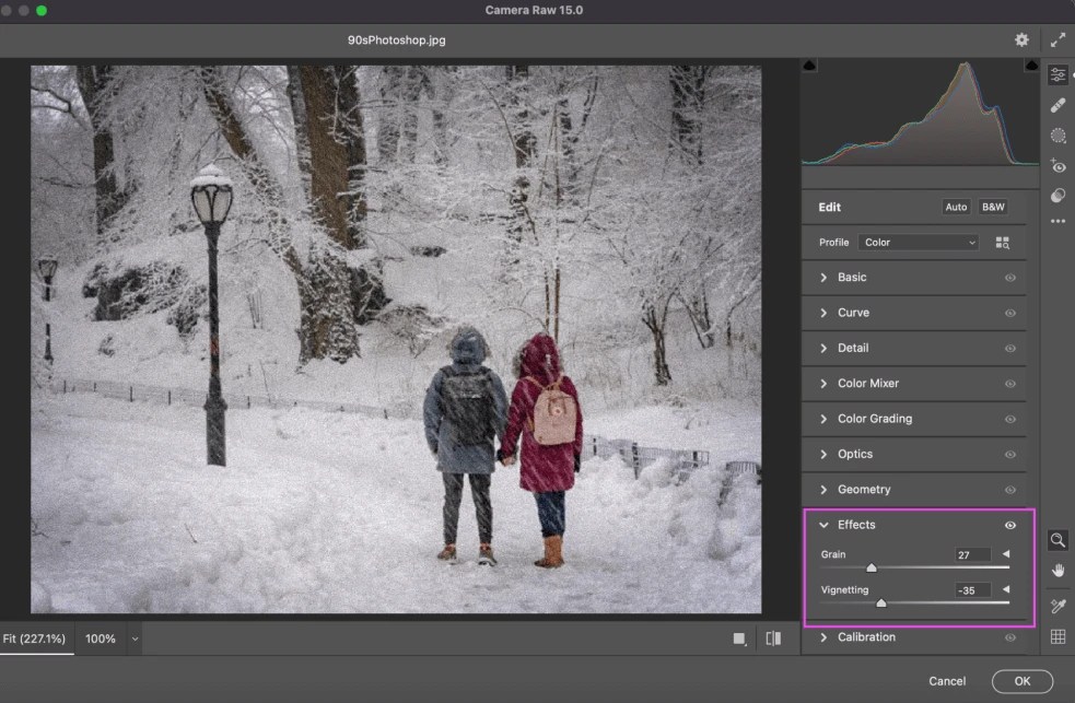 How to Create a Retro 90’s Photo Effect in