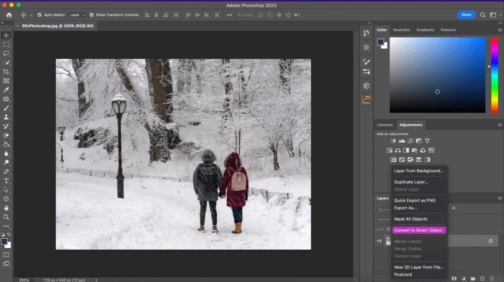 How to Create a Retro 90’s Photo Effect in