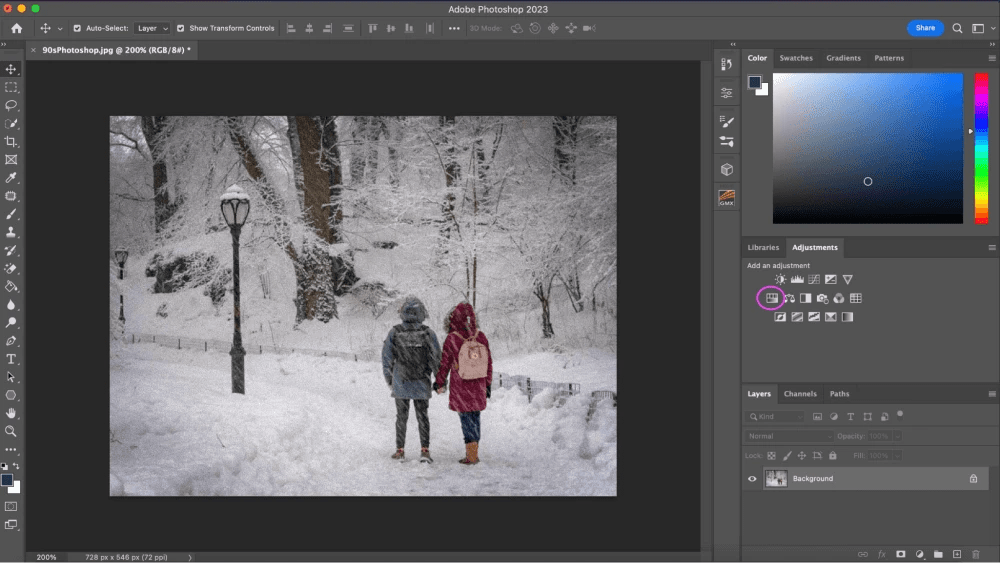 How to Create a Retro 90’s Photo Effect in