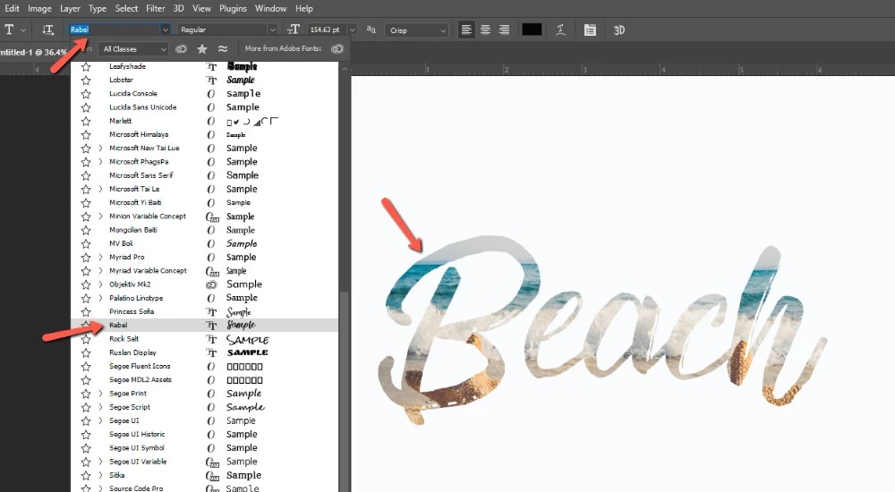 How to Fill Text With an Image in (4 Steps)