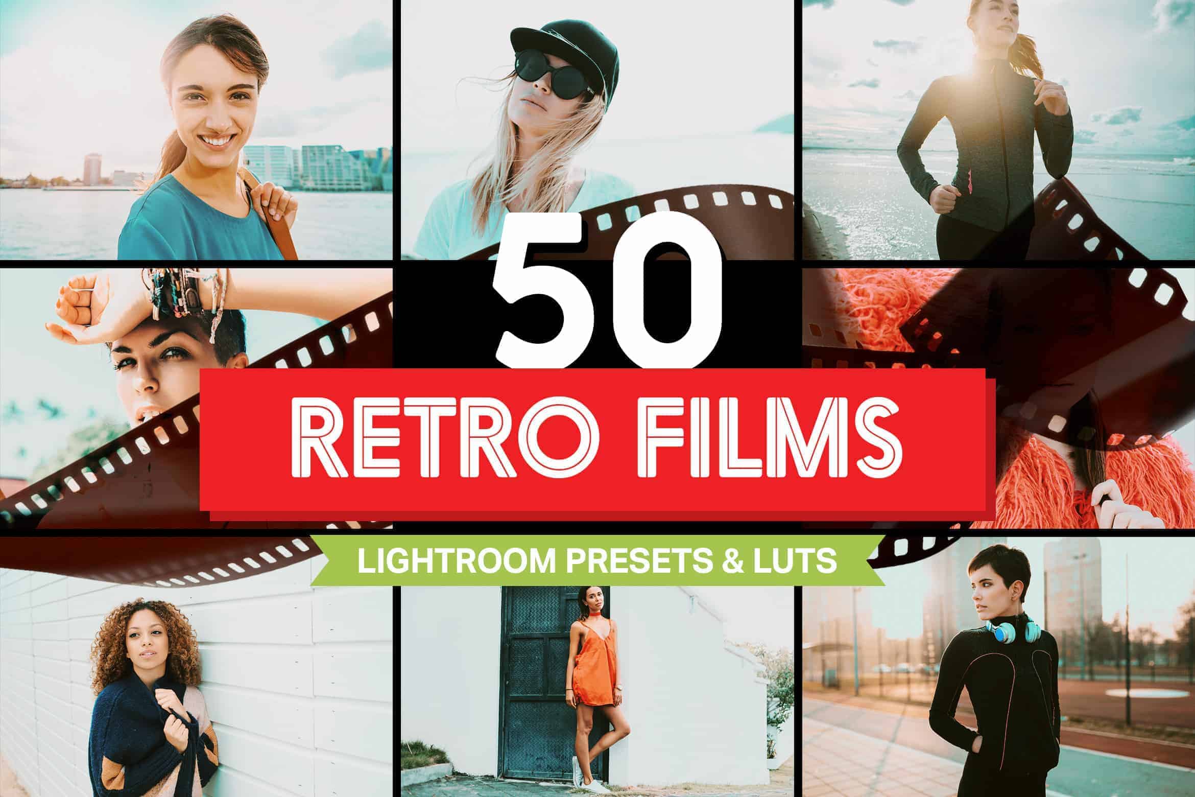 10 Retro Film Lightroom Mobile Presets and LUTs Tutorials