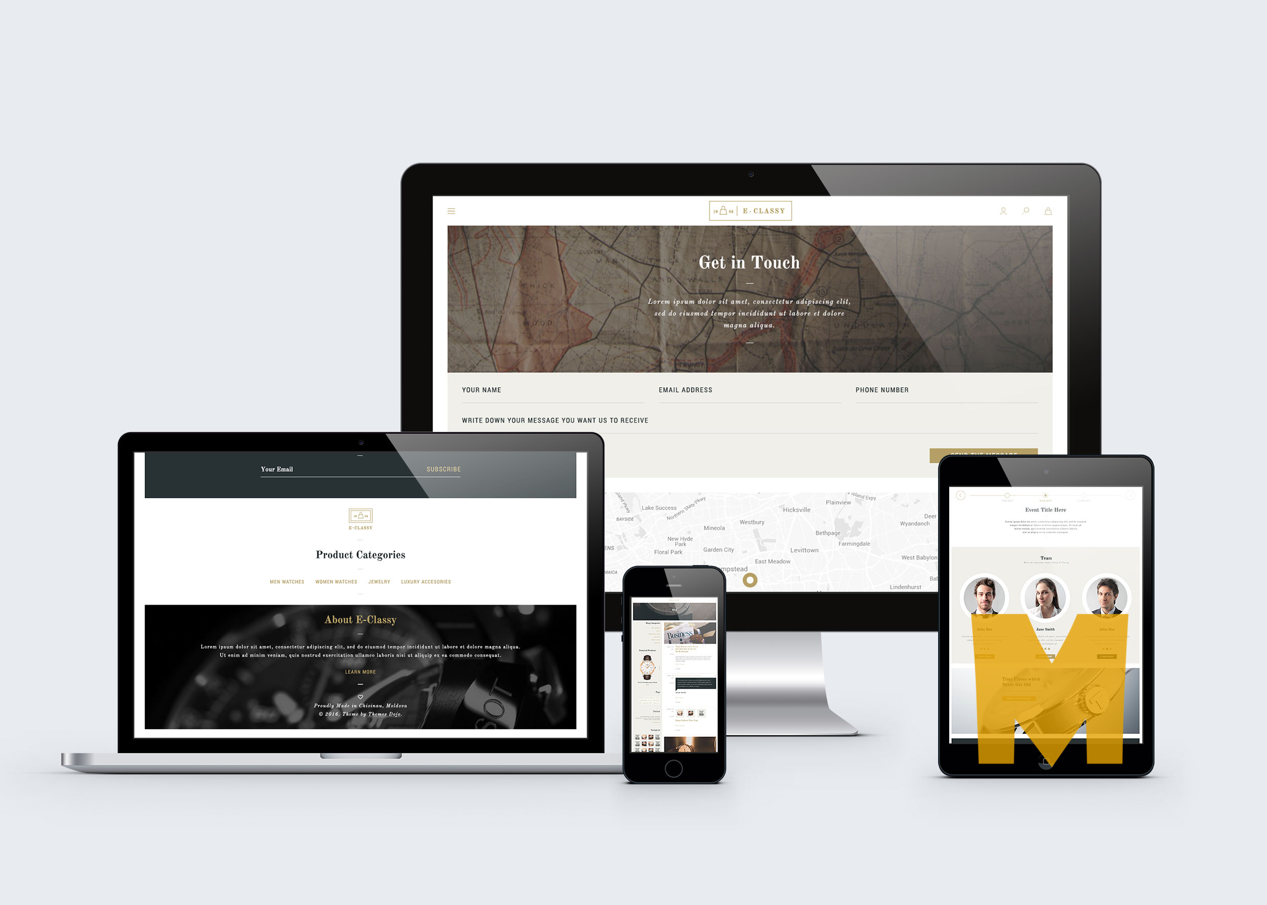 Free Mobile Friendly Website Presentation Mockup PSD