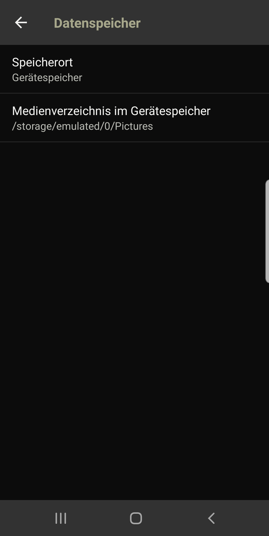 Wie kann ich einen anderen Speicherort für meine Fotos auf meinem