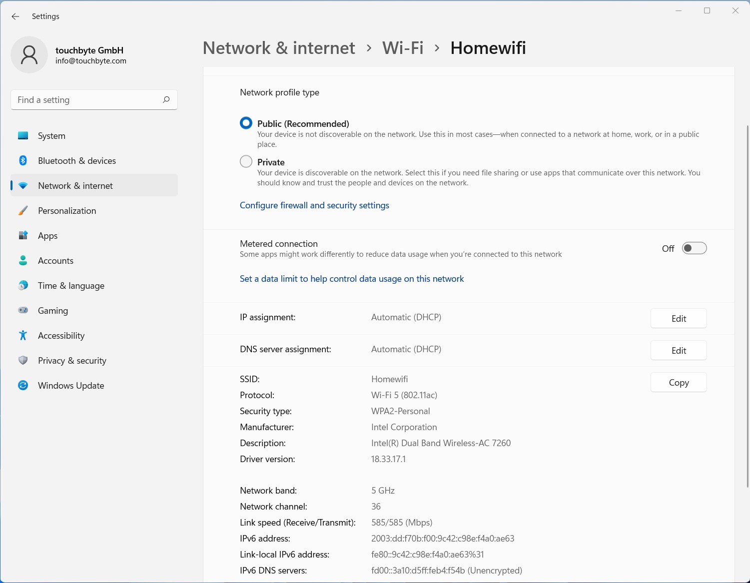 How to change your Windows 11 network type from Public to Private? PhotoSync