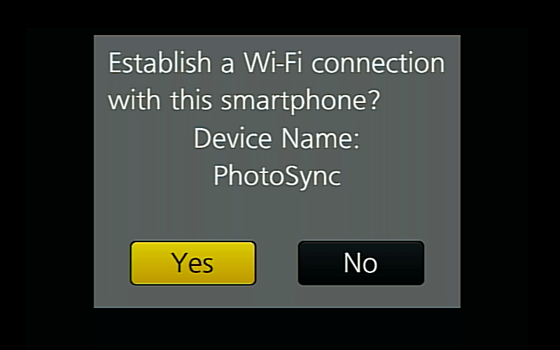 How can I pair my Lumix Camera with PhotoSync to transfer photos/videos