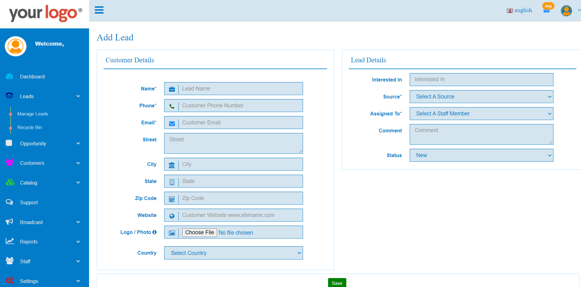Lead Capture Software PHP CRM Free CRM Software For Small Business