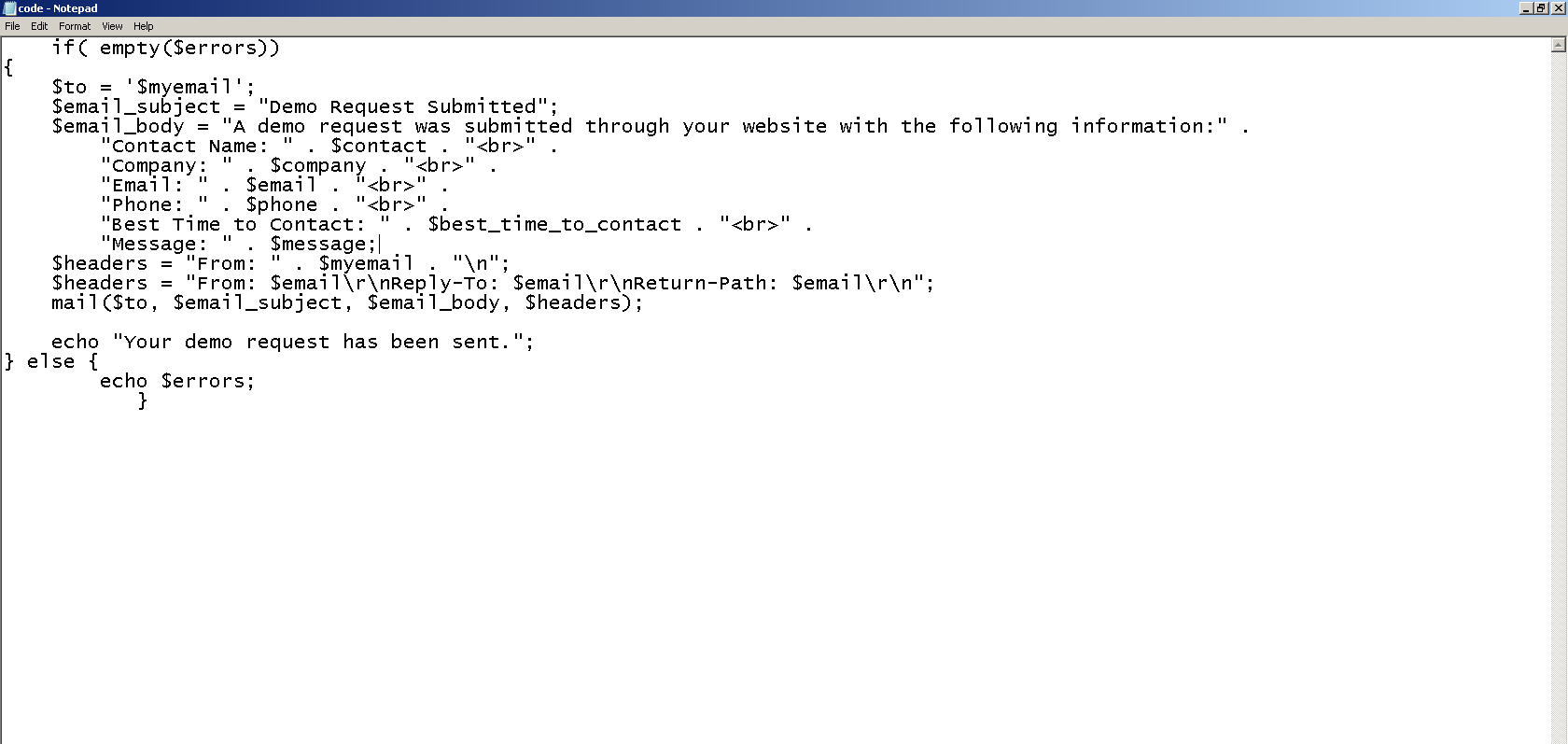 Setting SMTP in php.ini to make mail() function work General PHP Help