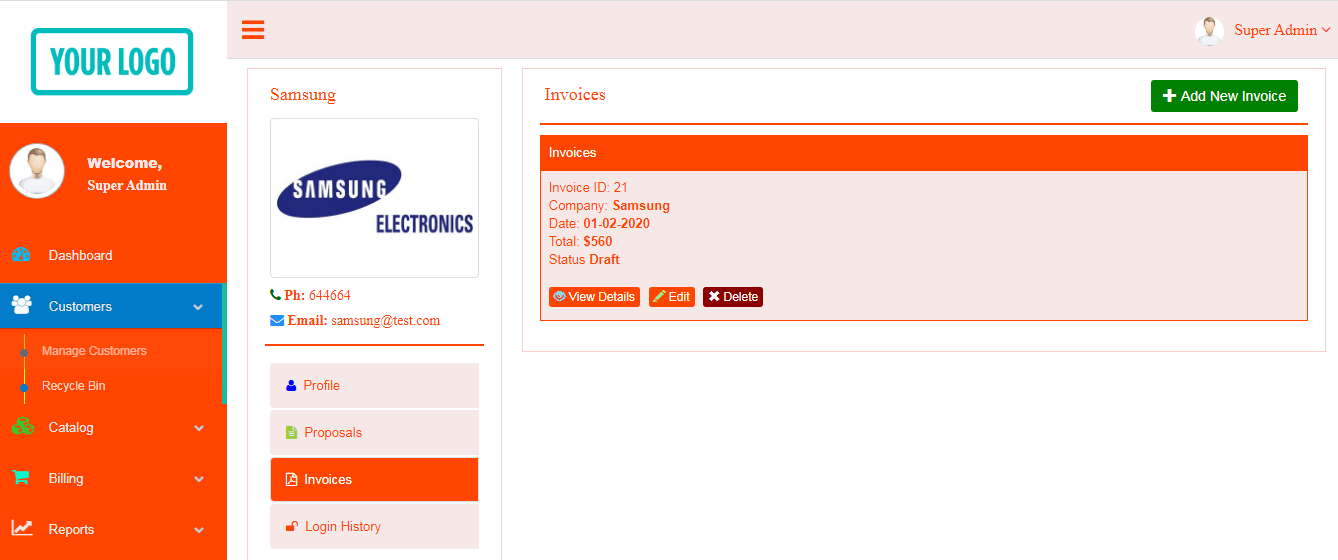 customerinvoices Free Invoice Billing Software