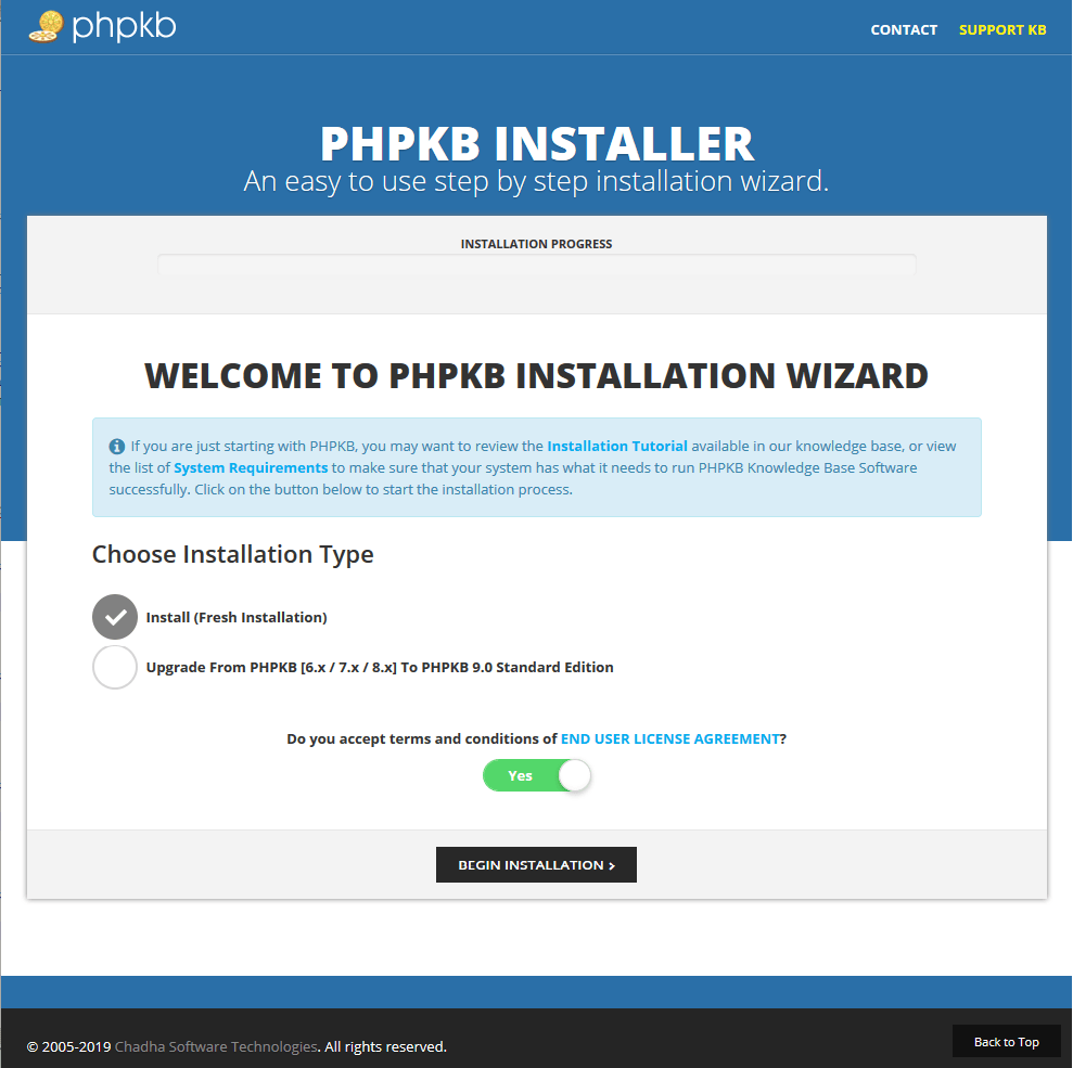 PHPKB Knowledge Base Software Installation Tutorial