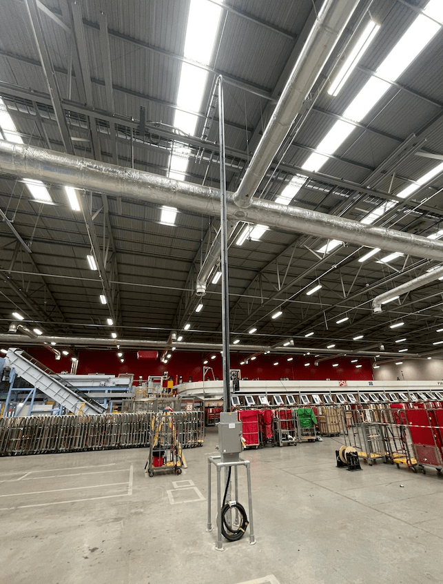 Royal Mail, Greenford Mail Centre New Parcel Machine Power Supply