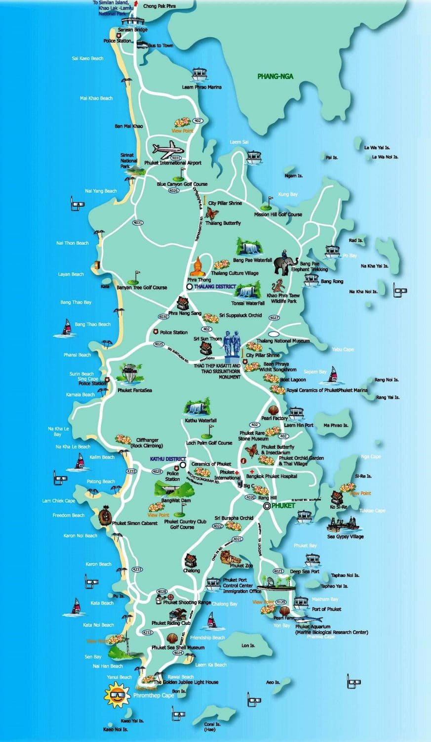Layan Beach Phuket Map Phuket map Apartments in Phuket