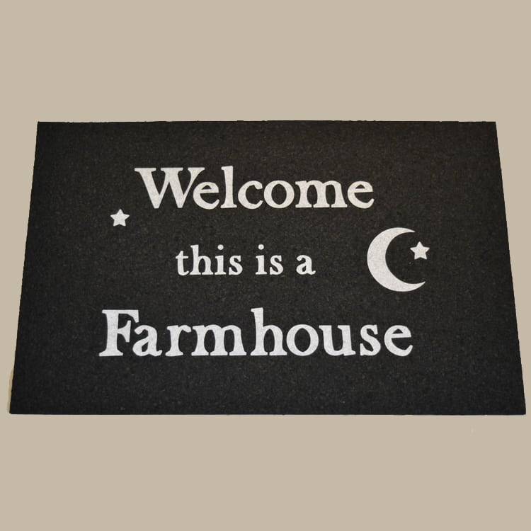 Phish Farmhouse Recycled Rubber Door Mat Phunky Threads