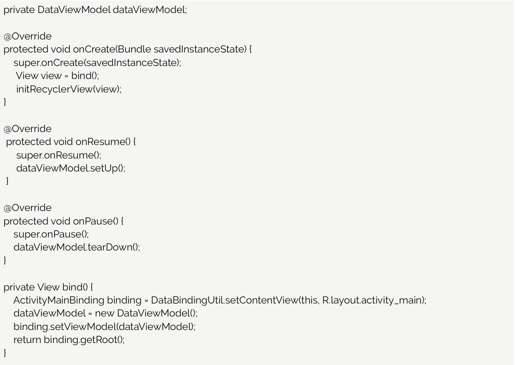 Android Data Binding with RecyclerViews and MVVM a Clean Coding