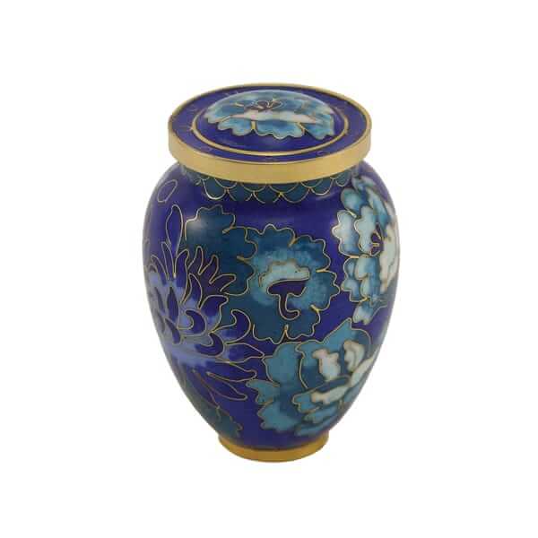 Floral Blue Elite Keepsake Phoenix Cremation Society