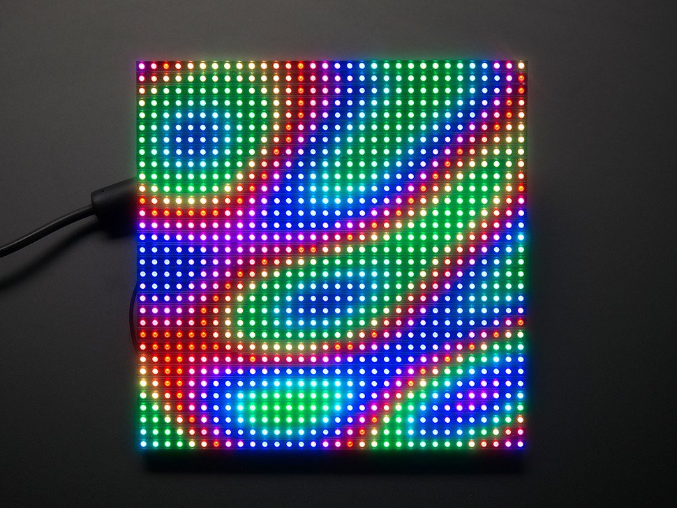 32x32 RGB LED Matrix Panel 6mm pitch Physical Computing Lab