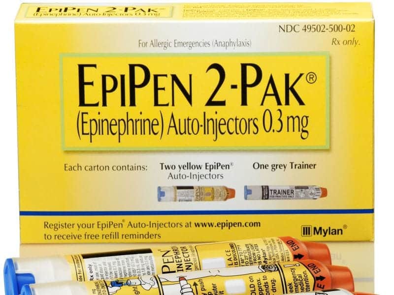 Epinephrine Personal Autoinjectors CostEffective at 24 Physician's
