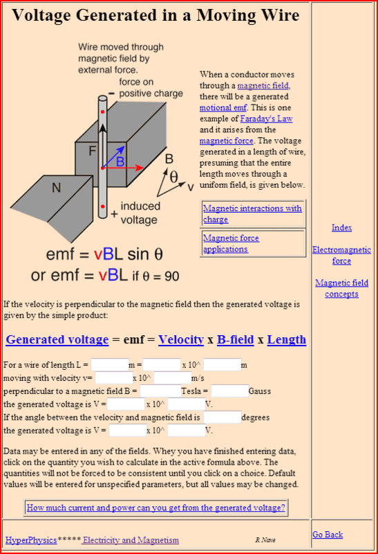 Calculate the EMF induced between the tips of an aircraft's wings due